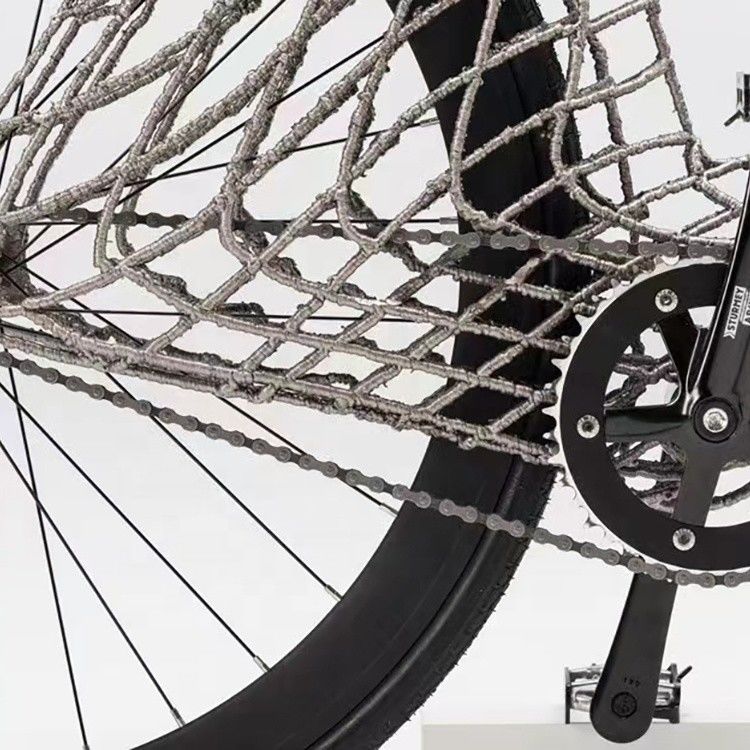 Modelagem de deposição fundida SLM Peças de alumínio de aço inoxidável Alta tolerância para modelo de bicicleta