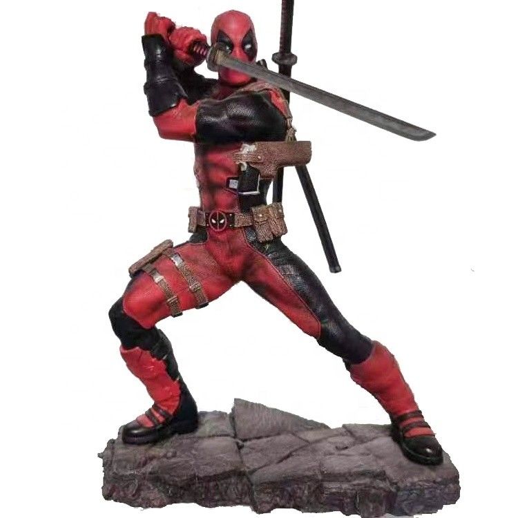 Protótipos de Modelos de Resina Deadpool de Alta Qualidade | Impressão 3D SLA Personalizada & Fundição a Vácuo